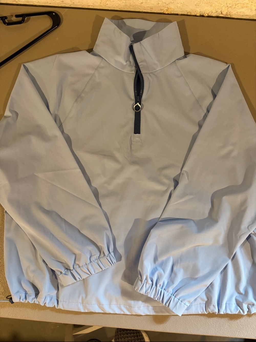 Light Blue Quarter-Zip Pullover